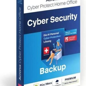 Acronis Cyber Protect Home Office Essentials Abonnement-Lizenz 3 Computer Subscription License Data Backup/Compression