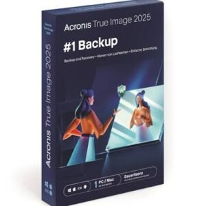 Acronis True Image 2025 Upgrade-Lizenz 1 Computer Software Data Backup/Compression